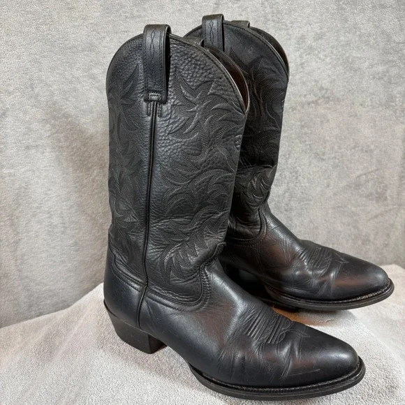 Ariat Men\'s Heritage Black Leather Cowboy Boots in Size 13D  10002218(34770) Ariat Men main image 2